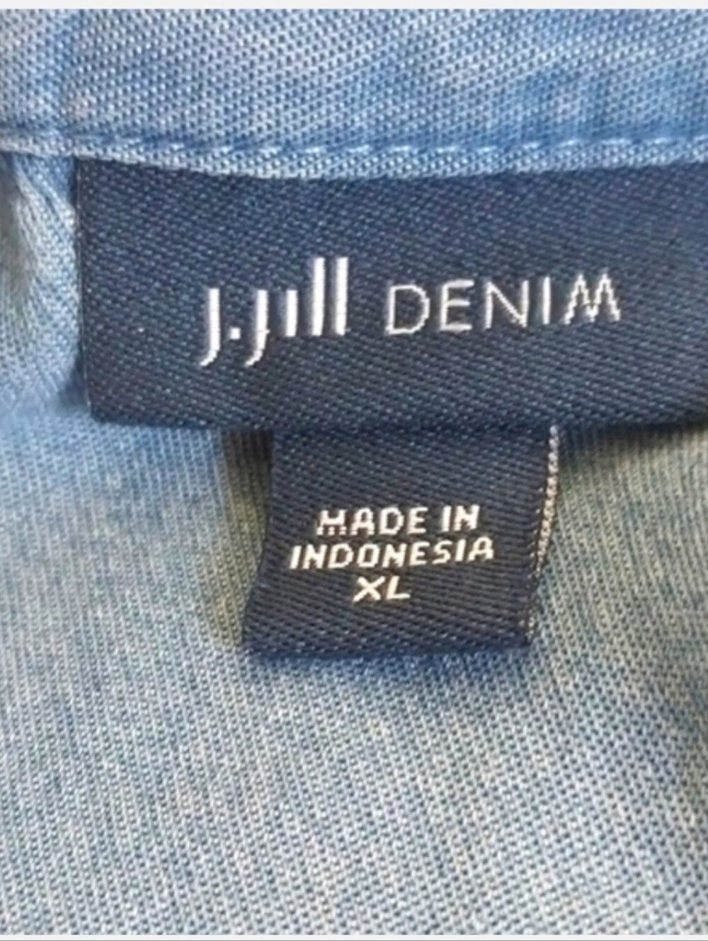 J Jill Denim Lyocell Tunic - Picture 7 of 8
